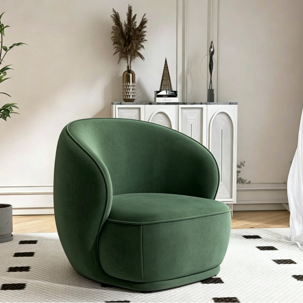 Modern Single Leather Sofa