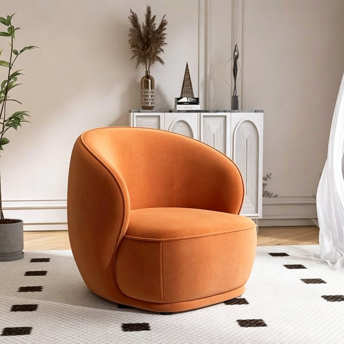 Modern Single Leather Sofa