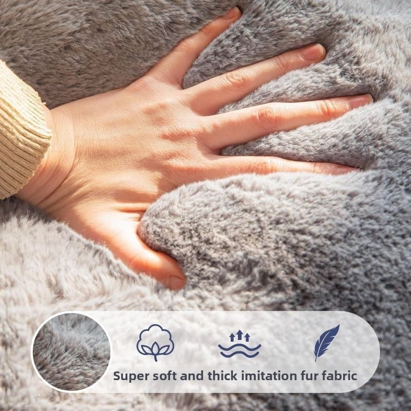 Compressed Plush Bean Bag Chair for Living Room Bedroom Balcony