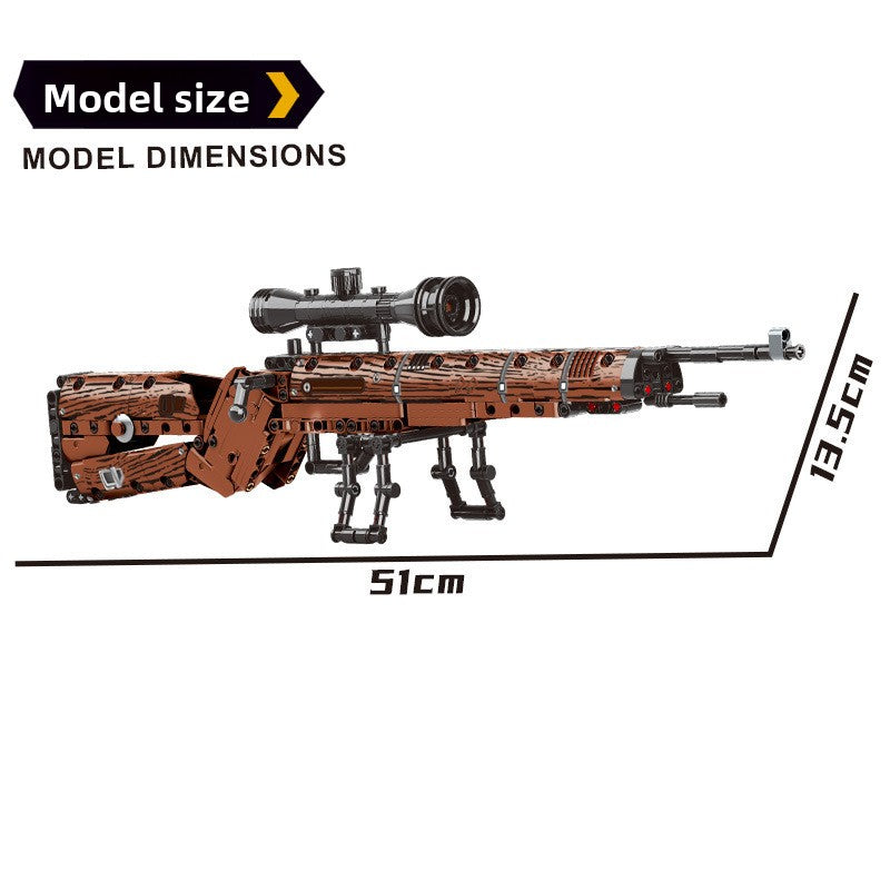 Sniper Rifle Lego Compatible