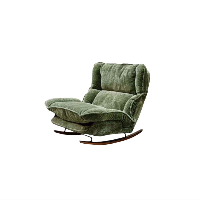 Dual-Purpose Rocking Chair for Sitting and Sleeping