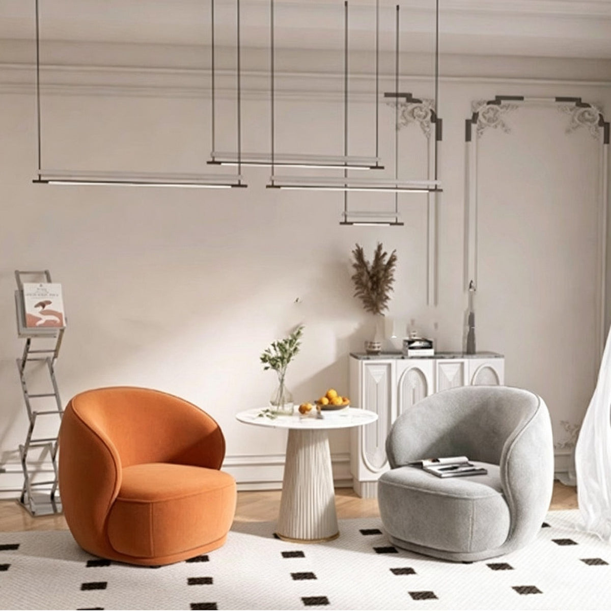 Modern Single Leather Sofa
