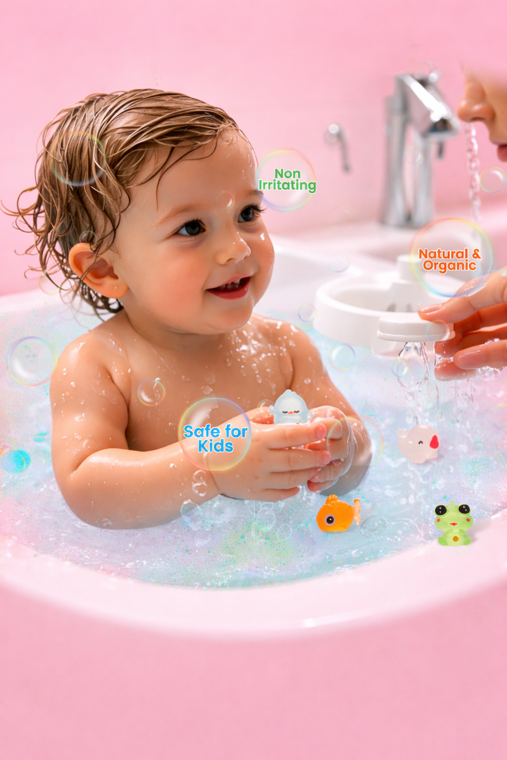 Childrens Surprise Bath Salt Balls with Hidden Toys